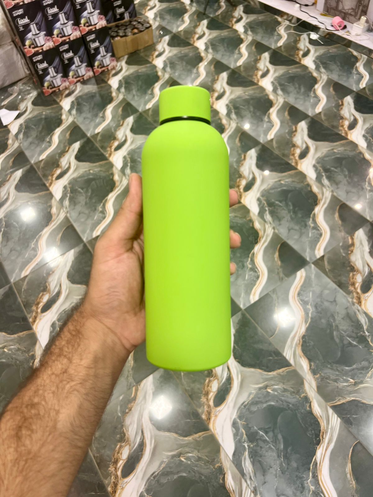 PureSip Matte Steel Bottle 500ml