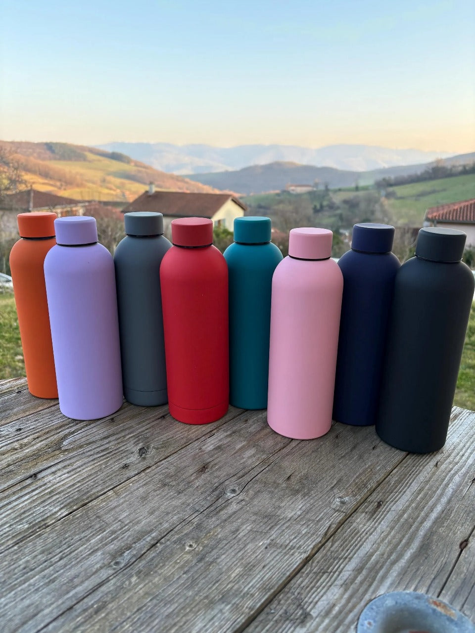 PureSip Matte Steel Bottle 500ml