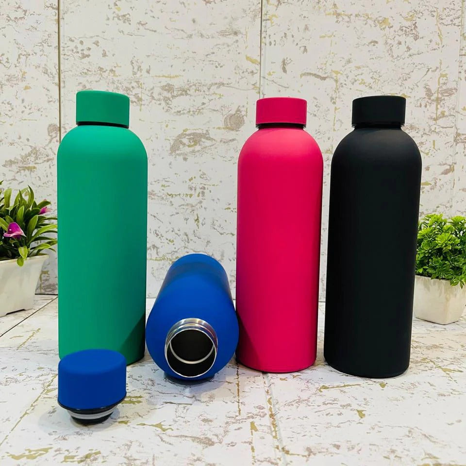PureSip Matte Steel Bottle 500ml