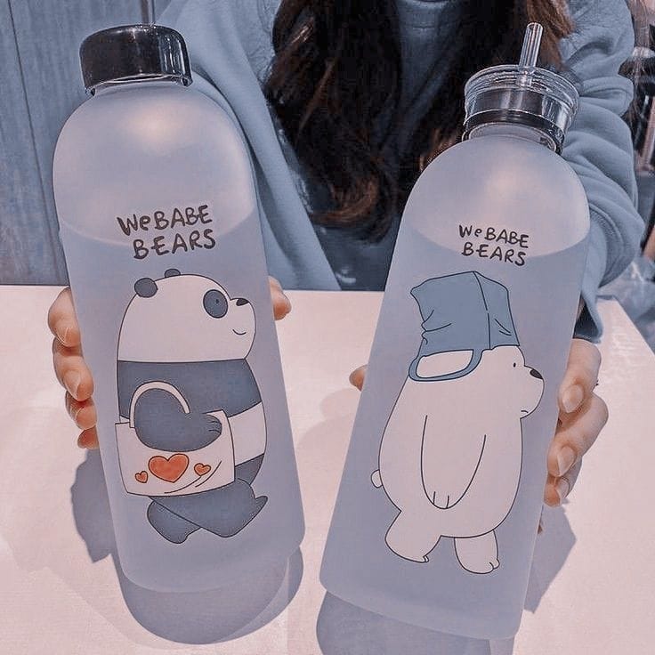 Water Bottle Bear/Panda  1000ml