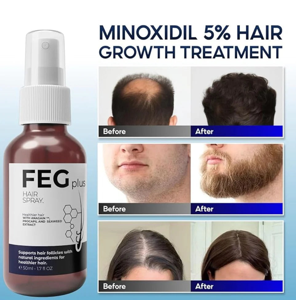FEG Hair Spray – Strong Roots | Pure Growth Formula